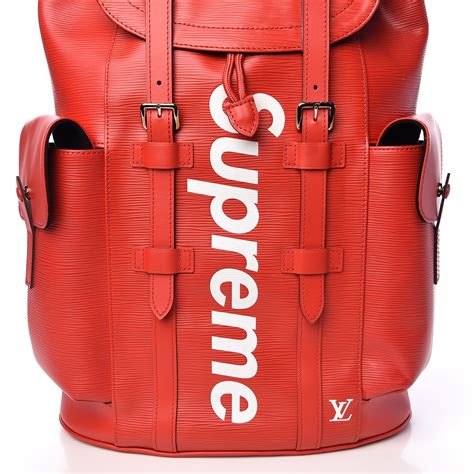 portafoglio supreme lv|Louis Vuitton x Supreme Christopher Backpack Epi .